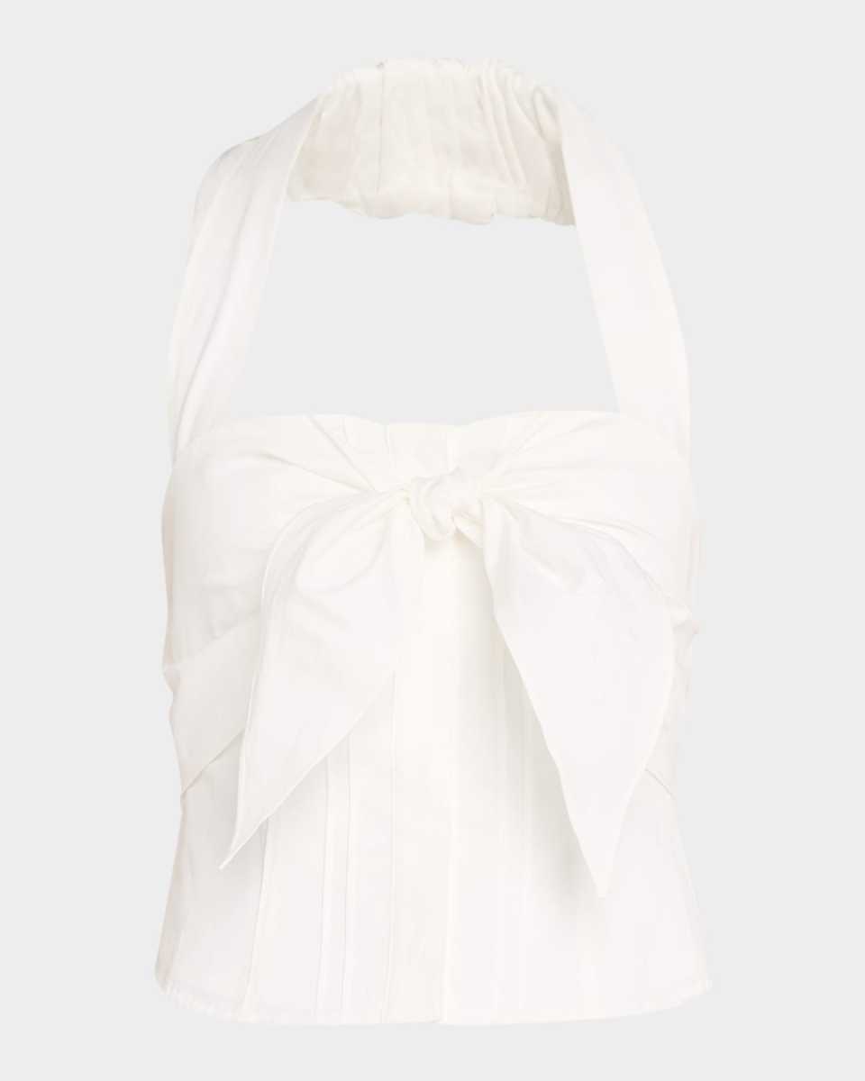 Liliana Cotton Poplin Halter Top